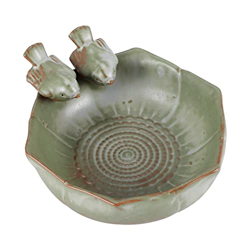 Jikoiuty Keramik GeburtsbäDer Garten Dekor Geburts Futter Keramik Aquarium Retro Finish HäUschen von Jikoiuty