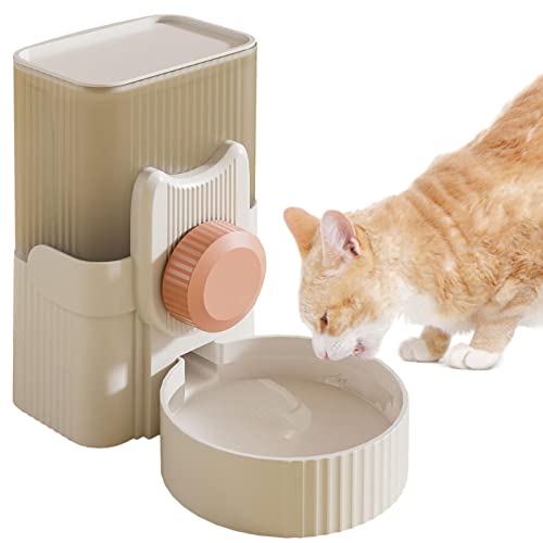 Automatische Katzenfutterautomaten - Hängen Sie den automatischen Wasserspender für Lebensmittel auf | Futternapf, Käfig, Futternapf, 960 ml, automatische Wasserspenderflasche für kleine Jildouf von Jildouf