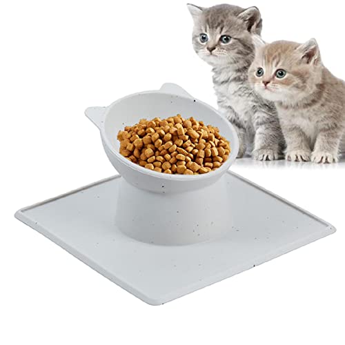 Erhöhter Katzennapf, erhöhter Katzen-Anti-Erbrochen-Futternapf, orthopädischer Futternapf, bequemer Anti-Kipp-Hundenapf, Haustier-Futternapf für Katzen, kleine Hunde, Kätzchen, Welpen Erhöhter Katzennapf, erhöhter Katzen-Anti-Erbrochen-Futternapf, orthopädischer Futternapf, bequemer Anti-Kipp-Hundenapf, Haustier-Futternapf für Katzen, kleine Hunde, Kätzchen, Welpen von Jildouf