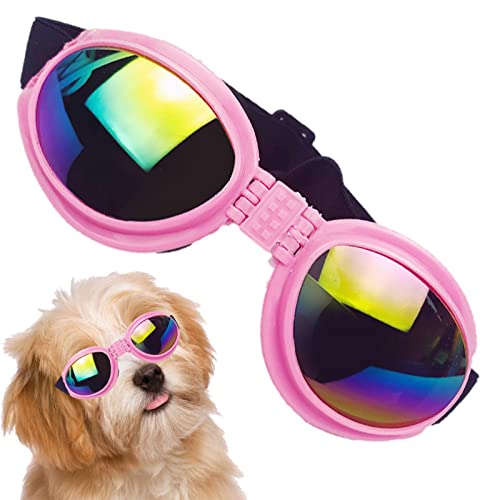 Hundesonnenbrille, Welpen-Motorradbrille, Hundesonnenbrille für mittelgroße und große Hunde, winddicht, weich, für lange Hunde, Augenschutz Jildouf von Jildouf
