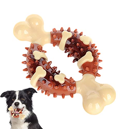 Jildouf Hundeknochenspielzeug - Beißstab für Welpen, Hundespielzeug, bissfest - Hundespielzeug, Kauspielzeug für Welpen, Knochen, Zahnspielzeug für Welpen, für kleine und mittelgroße Hunde von Jildouf