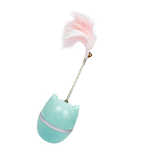 Jildouf Kätzchen Tumbler Spielzeug - Lustiges Katzen-Roly-Poly-Spielzeug - Pet Swing Toy Cat Interaktives Spielzeug 360-Grad-Drehung Reduziert Langeweile Cat Teaser Tumbler Pet Treat Ball Cat Toys Jildouf Kätzchen Tumbler Spielzeug - Lustiges Katzen-Roly-Poly-Spielzeug - Pet Swing Toy Cat Interaktives Spielzeug 360-Grad-Drehung Reduziert Langeweile Cat Teaser Tumbler Pet Treat Ball Cat Toys von Jildouf