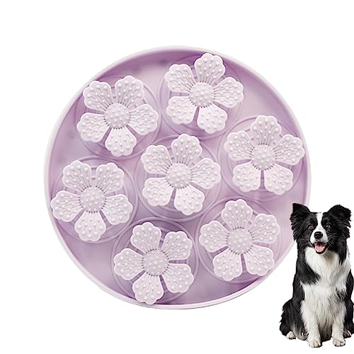 Jildouf Leckmatte für Hunde - rutschfeste Silikon-Leckunterlage für Hunde,Beruhigen Sie Ihr Haustier mit Leckereien, Joghurt auf der Hundeleckmatte, ideal zur Linderung von Angstzuständen von Jildouf