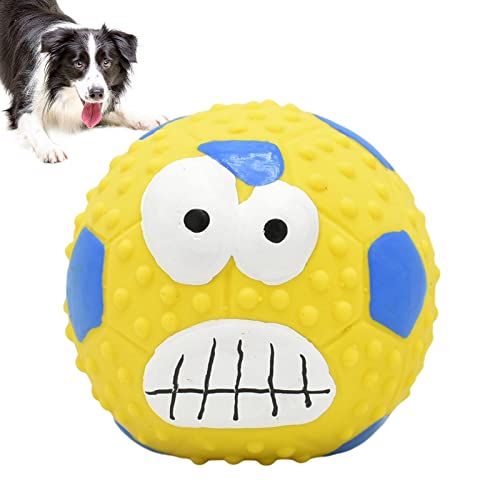Jildouf Quietschender Kauball, Springender Apportierball aus Latex für Haustiere, Weiches Welpenspielzeug, Kauballspielzeug, Soundspielzeug, interaktives Spielspielzeug für Chihuahua, Pudel Jildouf Quietschender Kauball, Springender Apportierball aus Latex für Haustiere, Weiches Welpenspielzeug, Kauballspielzeug, Soundspielzeug, interaktives Spielspielzeug für Chihuahua, Pudel von Jildouf