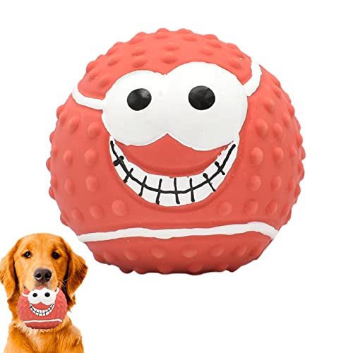 Jildouf Quietschendes Ballspielzeug für Hunde - Hüpfball aus Latex zu Kauen | Interaktives Spiel, Kauspielzeug zum Zahnen, Apportierballspielzeug für Welpen und kleine Haustiere Jildouf Quietschendes Ballspielzeug für Hunde - Hüpfball aus Latex zu Kauen | Interaktives Spiel, Kauspielzeug zum Zahnen, Apportierballspielzeug für Welpen und kleine Haustiere von Jildouf