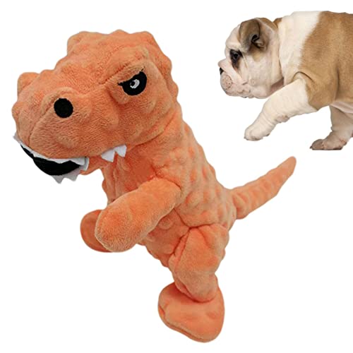 Jildouf Quietschspielzeug Hund Dinosaurier | Unzerstörbare Hundezahnbürste Hundespielzeug mit Quietschen - Stressabbau für Kauspielzeug für Hundewelpen Jildouf Quietschspielzeug Hund Dinosaurier | Unzerstörbare Hundezahnbürste Hundespielzeug mit Quietschen - Stressabbau für Kauspielzeug für Hundewelpen von Jildouf