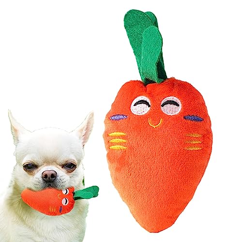 Jildouf Quietschspielzeug für kleine Hunde - Plüschspielzeug für mit Gemüse gefüllte Tiere - Interaktive Fruchtsnacks, niedliche Kauspielzeuge, Spielzeug Jildouf Quietschspielzeug für kleine Hunde - Plüschspielzeug für mit Gemüse gefüllte Tiere - Interaktive Fruchtsnacks, niedliche Kauspielzeuge, Spielzeug von Jildouf