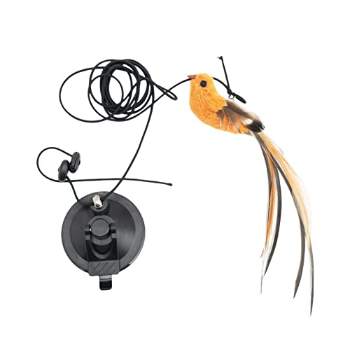 Jildouf Simulierter Fliegender Vogel Katzenspielzeug | Cat Feather Toys Interaktives Katzenspielzeug,Katzenspielzeug mit Saugnapf für Indoor-Katzen, Kätzchen, Verfolgungsjagd Jildouf Simulierter Fliegender Vogel Katzenspielzeug | Cat Feather Toys Interaktives Katzenspielzeug,Katzenspielzeug mit Saugnapf für Indoor-Katzen, Kätzchen, Verfolgungsjagd von Jildouf
