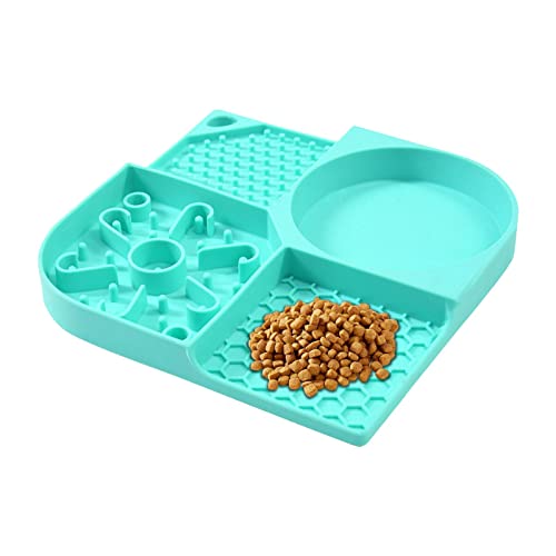 Katzen-Leckmatte – rutschfestes, lebendiges Muster für Hunde mit Saugnäpfen – Katzen-Leckmatte und Hunde-Leckpad zum Baden, Training, Fellpflege und Angstlinderung von Jildouf von Jildouf
