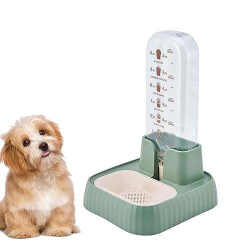 Katzen-Wasserspender – Automatischer Wassernapf für Hunde, automatischer Siphon-Nachfüller, Haustier-Wassernapf mit Waage, kein Verschütten von Wasserbrunnen für Zuhause Jildouf Katzen-Wasserspender – Automatischer Wassernapf für Hunde, automatischer Siphon-Nachfüller, Haustier-Wassernapf mit Waage, kein Verschütten von Wasserbrunnen für Zuhause Jildouf von Jildouf