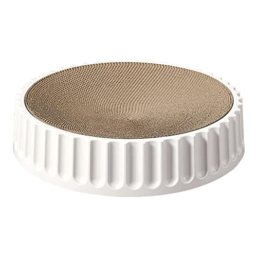 Katzenkratzpad - Runder Katzenkratzer mit hoher Dichte für Kratzbäume und Möbel | Kratzbäume aus Pappe, Kratzpads für schlafende Katzen im Innenbereich, Kratzbaum für Katzen Jildouf Katzenkratzpad - Runder Katzenkratzer mit hoher Dichte für Kratzbäume und Möbel | Kratzbäume aus Pappe, Kratzpads für schlafende Katzen im Innenbereich, Kratzbaum für Katzen Jildouf von Jildouf