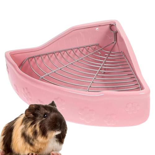 Katzentoilette für kleine Haustiere | Ecktoilette für Hase,Platzsparendes Töpfchenzubehör für Meerschweinchen, Frettchen, Igel und Hamster Jildouf Katzentoilette für kleine Haustiere | Ecktoilette für Hase,Platzsparendes Töpfchenzubehör für Meerschweinchen, Frettchen, Igel und Hamster Jildouf von Jildouf
