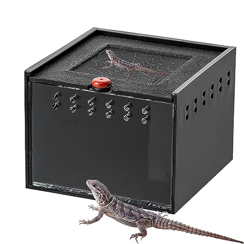 Transparente Reptilienbox, Reptiliengehege Eidechsenkäfig Schildkrötenlebensrau Einsiedlerkrebsbecken, Einsiedlerkrebsbecken, Eidechsenkäfig, Reptilienterrarium, Reptiliengehege, Jildouf von Jildouf