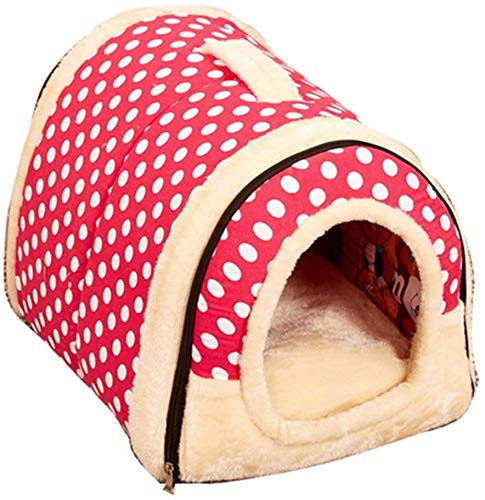 Jilibaba Haustier-Haus und Sofa, sehr warm, isoliert, gepolstert, gemütlich, Höhlenbett für Hunde und Katzen von Jilibaba