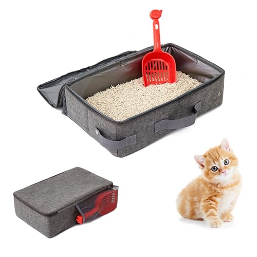 Katzentoilette, Tragbare Faltbare Katzentoilette, Faltbare Tragbare Katzentoilette, Katzen Katzenklo, Kann als Kätzchentoilette, als Kätzchenbett, 40 x 24 x 11cm Katzentoilette, Tragbare Faltbare Katzentoilette, Faltbare Tragbare Katzentoilette, Katzen Katzenklo, Kann als Kätzchentoilette, als Kätzchenbett, 40 x 24 x 11cm von Jilskl
