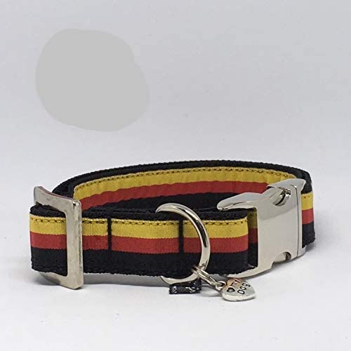 Jimmy und Katz Hundehalsband Deutschland EM WM 26-40cm x 2cm von Jimmy und Katz