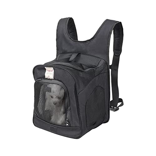 Jimtuze Hundetragetasche | Atmungsaktive Hunde-Reisetasche mit belüftetem Netz, freihändige Hunde-Reisetasche, tragbares, belüftetes Netzgewebe für kleine, mittelgroße Haustiere, Katzen, Hunde von Jimtuze