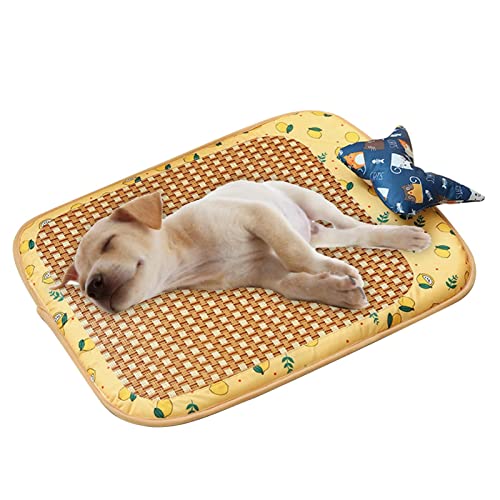 Kühlmatte für Hunde, verbesserte bequeme Sommer-Kühlmatte | leichte sichere Kühldecke für Zwinger, Sofa, Bett, Boden, Auto, hält Kaninchen, Hunde, Katzen kühl Kühlmatte für Hunde, verbesserte bequeme Sommer-Kühlmatte | leichte sichere Kühldecke für Zwinger, Sofa, Bett, Boden, Auto, hält Kaninchen, Hunde, Katzen kühl von Jimtuze