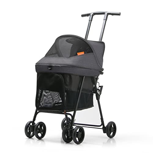 Haustier-Kinderwagen Zusammenklappbarer Hunde-Kinderwagen Katzentasche Ausflugs-Kinderwagen Kleiner Haustier-Kinderwagen von JingYi Store