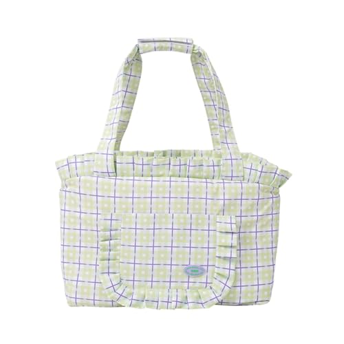 Haustierrucksack Tragbare Katzentasche Kleiner Rucksack Tragbare Umhängetasche Winddichte Warme Tasche (Color : Green, Size : 42 * 20 * 30cm) von JingYi Store
