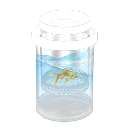 Fischzuchtschachtel schwimmend, schwimmende Fischzüchtung Isolation Box, Brüterei -Inkubatortank, Betta Inkubator -Separator, klarer Aquarium -Schlupftank für Guppy von Jingmiger