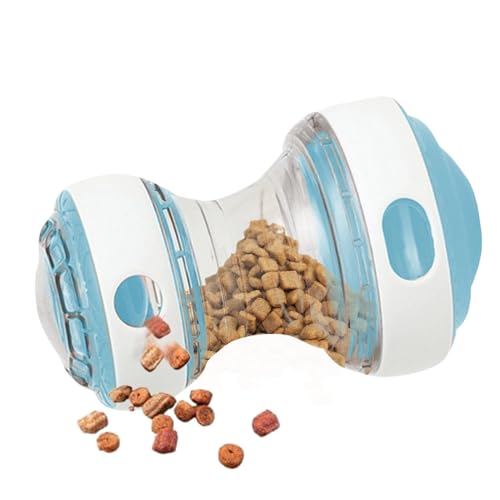 Interaktives Hundespielzeug, Rollender Leckerli Spender, Leckerli-Rollspender-Puzzle für Welpen, Hundespielzeug zur Futterausgabe, langsames Futterspender-Trainingsspielzeug für Welpen Interaktives Hundespielzeug, Rollender Leckerli Spender, Leckerli-Rollspender-Puzzle für Welpen, Hundespielzeug zur Futterausgabe, langsames Futterspender-Trainingsspielzeug für Welpen von Jingmiger