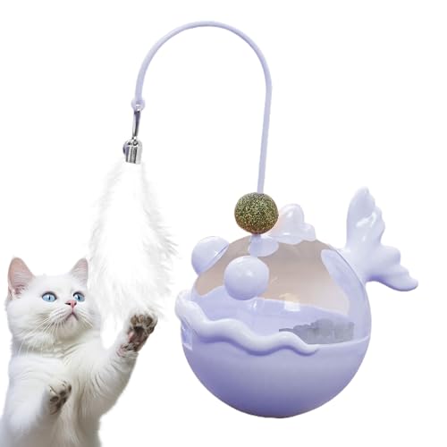 Jingmiger Katzen Spielzeug Interaktiv | Katzenminze Jagdspiel Für Kätzchen Mit Feder | Jagdtraining Futter Feder Spielzeug Zur Sensorischen Mentalen Stimulation Für Hauskatzen Jingmiger Katzen Spielzeug Interaktiv | Katzenminze Jagdspiel Für Kätzchen Mit Feder | Jagdtraining Futter Feder Spielzeug Zur Sensorischen Mentalen Stimulation Für Hauskatzen von Jingmiger
