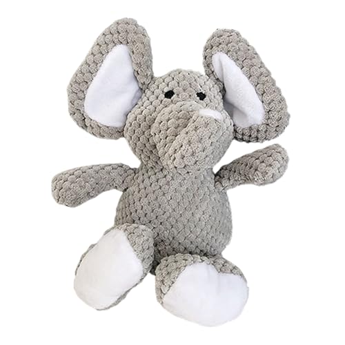 Jingmiger Plüschspielzeug Für Stark Kauaktive Hunde - Robustes Hundespielzeug Für Kauer | Interaktives Hundespielzeug Mit Quietschfunktion Zur Bekämpfung Von Langeweile Bei Starkem Kauverhalten von Jingmiger