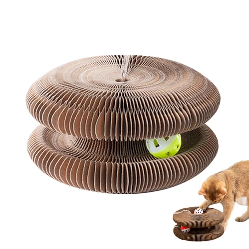 Katzenkratzer, Katzenkratzer - Organ Faltbare Kätzchen Magnetic Croboker Board mit Bell - Recycelbares Katzenkratzer Interaktives mentales und körperliches Übungsspielzeug zum Schleifenkrallen Katzenkratzer, Katzenkratzer - Organ Faltbare Kätzchen Magnetic Croboker Board mit Bell - Recycelbares Katzenkratzer Interaktives mentales und körperliches Übungsspielzeug zum Schleifenkrallen von Jingmiger