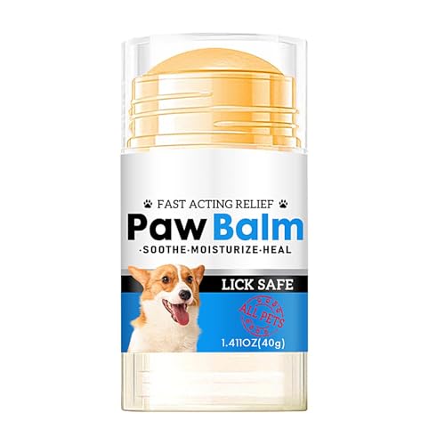 Pfotenbalsam für Hunde, Pfotenbalsam für Haustiere | 40 g natürliche Creme zur Pflege der Füße von Haustieren, pflegend, milde, nicht fettende Creme beugt Rissen und Trockenheit vor von Jingmiger