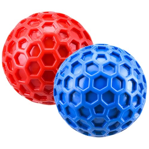 Quietschender Hundespielzeugball, 2x Zähne Training Hund Ball Spielzeug, Quietschend Interaktives Kauspielzeug, Kreativer, Robuster Beißball Für Welpen, Hund Ball Kauspielzeug Für Mittelgroße Hunde Quietschender Hundespielzeugball, 2x Zähne Training Hund Ball Spielzeug, Quietschend Interaktives Kauspielzeug, Kreativer, Robuster Beißball Für Welpen, Hund Ball Kauspielzeug Für Mittelgroße Hunde von Jingmiger