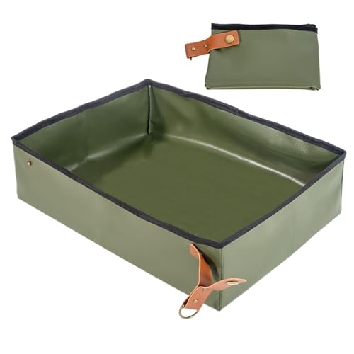 Tragbare Katzen-Toilette | Faltbare Katzentoilette | Platzsparende Haustier Toilette Für Wohnung Flugreisen Hotel Haushalt Outdoor Autoreisen von Jingmiger
