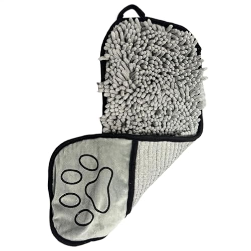 Trockentuch für Hunde, 55 x 20 cmMikrofaser Haustier Badetuch, Saugfähiges, weiches Hundehandtuch, Badezubehör, Schnelltrocknendes Haustier Trockentuch, für Alle Hunde Katzen von Jingmiger