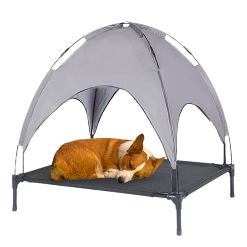 Zeltbett Für Hunde, Hundezelt Mit Bettfunktion, Hoch Belastbar Klappbarer Sonnenschutz Sicher Gemütlich Atmungsaktiv Für Auto Zuhause Garten Indoor Outdoor Reisen Terrasse Zeltbett Für Hunde, Hundezelt Mit Bettfunktion, Hoch Belastbar Klappbarer Sonnenschutz Sicher Gemütlich Atmungsaktiv Für Auto Zuhause Garten Indoor Outdoor Reisen Terrasse von Jingmiger