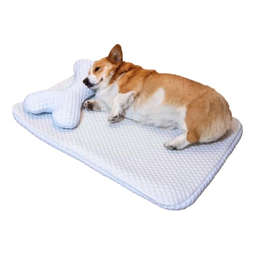 Jingyash Kühlbett für Katzen, dünn, waschbar, kühlend, atmungsaktiv, für kleine und mittelgroße Tiere, Welpen, Kaninchen, Hamster, Hunde von Jingyash