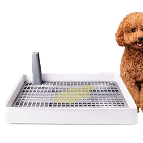 Jinmen Pet Indoor Dog Training Toilette - Hundetöpfchen Tablett,Welpen-Pee-Pad-Halter, Hunde-Töpfchen-Trainings-Pads-Halter für kleine und mittelgroße Hunde von Jinmen