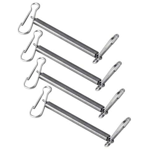 Silberfarbene Ersatzfedern mit 2 Clips, Edelstahl, 7,9 cm, Federverschluss, Wasser-Trinkflasche für Kaninchen, Hamster, Wasserflasche, Federclip, Fütterungs- und Bewässerungszubehör, 4 Stück Silberfarbene Ersatzfedern mit 2 Clips, Edelstahl, 7,9 cm, Federverschluss, Wasser-Trinkflasche für Kaninchen, Hamster, Wasserflasche, Federclip, Fütterungs- und Bewässerungszubehör, 4 Stück von Jinshining
