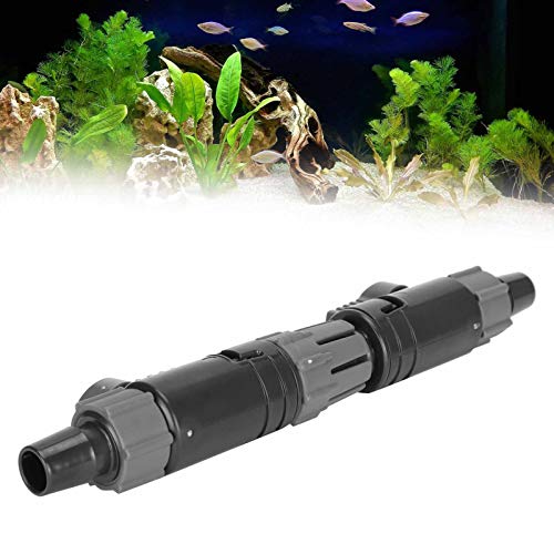 Jinyi Professioneller Aquarium-Rohrverbinder, langlebiger Aquarium-Doppelhahn-Anschluss, mit eingebautem Drehkopf-Safe Hohe Qualität für Heim-Aquarium(K-16/22mm) von Jingyi