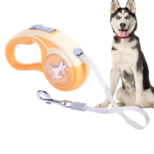 Hundeseil - Hundewandseil, langes Seil | Hundeseil, Teleskopabzieher, Hundeseil, Stabiles Wanderseil, Hundeauslässe, einziehbare lange Leine, Haustierseil für kleine bis große Hunde, Nylon Hundeseil - Hundewandseil, langes Seil | Hundeseil, Teleskopabzieher, Hundeseil, Stabiles Wanderseil, Hundeauslässe, einziehbare lange Leine, Haustierseil für kleine bis große Hunde, Nylon von Jinyilwn