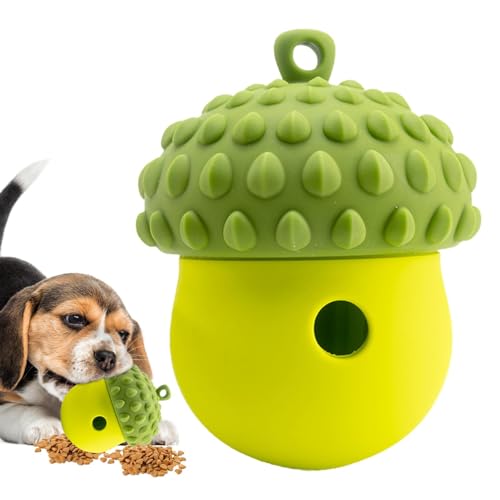 Hundespielzeug, Snack-Spender, Hundespielzeug, Snack-Spender, Hundespielzeug, Silikonball in Eichelform, interaktiver Ball für Hundespielzeug, Snack-Spender, Hundespielzeug, Snack-Spender, Hundespielzeug, Silikonball in Eichelform, interaktiver Ball für von Jinyilwn
