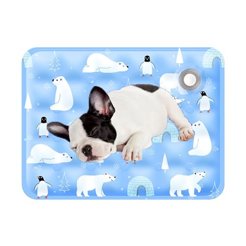 Kühlmatte für Hunde, Kühlmatte für Haustiere, Kühldecke für Welpen, Schlafmatte und Sommerschlafmatte, saugfähige Oberseite, Bett Kühlmatte für Hunde, Kühlmatte für Haustiere, Kühldecke für Welpen, Schlafmatte und Sommerschlafmatte, saugfähige Oberseite, Bett von Jinyilwn