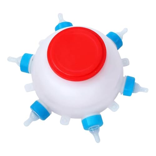 Lammmilch-Futterstation – Tiermilch-Futterspender für Viehzucht, Ram-Milch-Futterstation, 2,5 l, Bauernhoffütterung, Getränkeausrüstung, praktischer Viehmilchspender, wiederverwendbarer Milchspender Lammmilch-Futterstation – Tiermilch-Futterspender für Viehzucht, Ram-Milch-Futterstation, 2,5 l, Bauernhoffütterung, Getränkeausrüstung, praktischer Viehmilchspender, wiederverwendbarer Milchspender von Jinyilwn