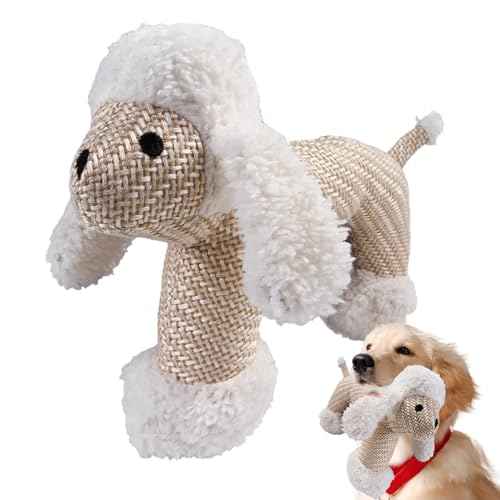 Plüsch-Hundespielzeug - Plüschspielzeug mit Quietschen - Super weich - Hundezahnreinigung - Unzerbrechliches Plüschspielzeug für kleine, mittlere und große Hunde Plüsch-Hundespielzeug - Plüschspielzeug mit Quietschen - Super weich - Hundezahnreinigung - Unzerbrechliches Plüschspielzeug für kleine, mittlere und große Hunde von Jinyilwn