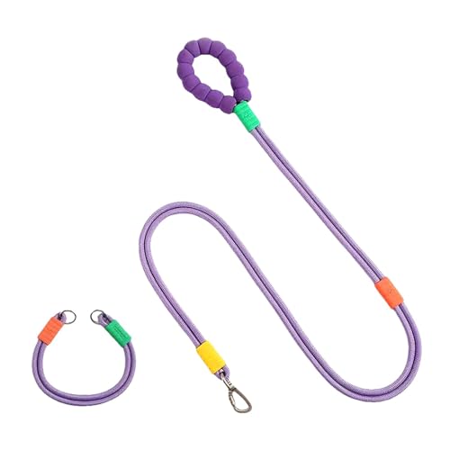 Seil Hundehalsband - Hundeleine Set, Starker Seilkragen | Welpen Halsband und Schlepptau Set, Combo Fun Halsband mit Leine, weiches Seil Hundehalsband, starkes kleines Halsband Schlepptau für Seil Hundehalsband - Hundeleine Set, Starker Seilkragen | Welpen Halsband und Schlepptau Set, Combo Fun Halsband mit Leine, weiches Seil Hundehalsband, starkes kleines Halsband Schlepptau für von Jinyilwn