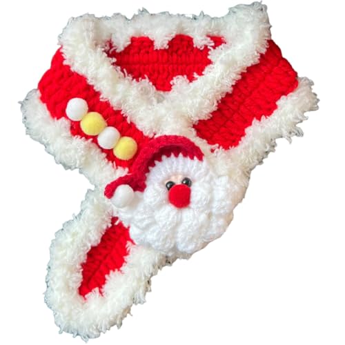 Weihnachtstuch für Hunde, Weihnachtsschal für Hunde - Weihnachten Strickschal Kostüm für Haustiere, verstellbarer Hund Winter Halswärmer, Urlaub Hund Bandana Weihnachtstuch für Hunde, Weihnachtsschal für Hunde - Weihnachten Strickschal Kostüm für Haustiere, verstellbarer Hund Winter Halswärmer, Urlaub Hund Bandana von Jinyilwn