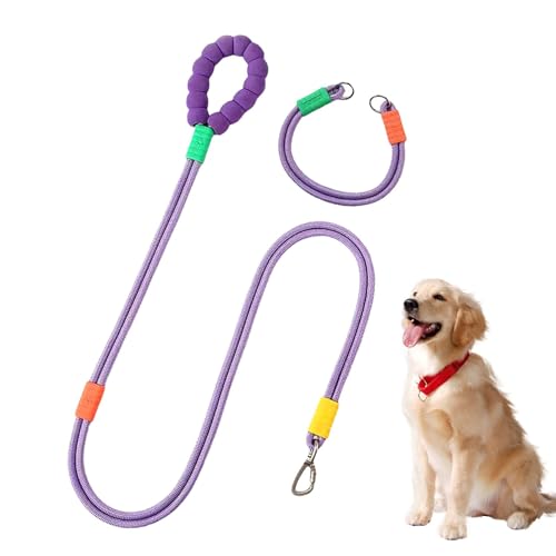 Welpenhalsband aus Seil – Hundeleine Set für kleine Hunde | Welpenhalsband und Laufseil, süßes Haustierhalsband mit Leine, bequemes Hundehalsband Welpenhalsband aus Seil – Hundeleine Set für kleine Hunde | Welpenhalsband und Laufseil, süßes Haustierhalsband mit Leine, bequemes Hundehalsband von Jinyilwn