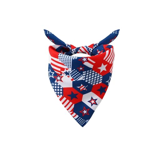 Flagge Haustier Hut Katze Pailletten Fliege Katze und Hund Dreieck Schal Zubehör Hundemasken (C, 35X35cm) von Jipersuo