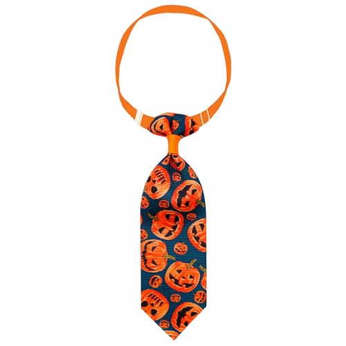 Halloween-Haustierhalsband im britischen Stil, Katzen- Hundehalsband mit, verstellbares -Fledermaus-Muster, Festival-Haustier-Dekorationszubehör Bio-Textilien-Tieraccessoires (C, One Size) von Jipersuo