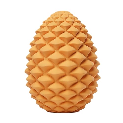 Jipersuo Biomimetisches Ananas-Hundespielzeug, interaktives Kartenfutter, Haustierprodukte, verschüttet Natürliche Kautextur (Yellow, A) von Jipersuo