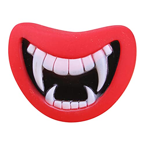 Jipersuo Greifbares, quietschendes Hundespielzeug, geeignet für aggressives, Rotlipp-Hundezahnen Bio-haltige Kauten (Red, One Size) von Jipersuo